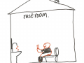 No one wants to share the photo in a rest room. - Zuotei Hong, age 24